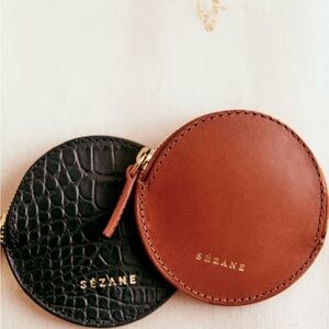 Sezane Nicolas Leather Coin Purse